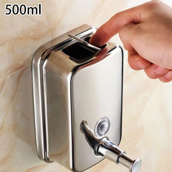 

Soap/Shampoo Dispenser Wall Mounted Stainles Steel Durable Shower/Bathroom For Restaurants, Kitchens, Toilets, Bathrooms