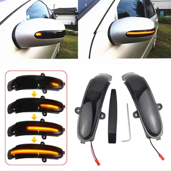 

For Mercedes Benz C Class W203 S203 CL203 2001 - 2007 LED Dynamic Turn Signal Light Side Mirror Blinker Sequential Lamp