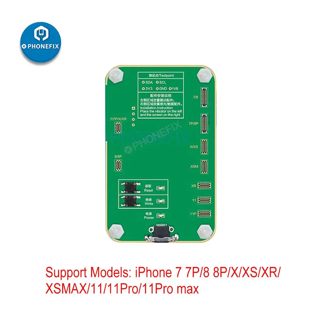 JC Pro1000s LCD Screen Original Color Repair Programmer for Phone 11 Pro Max XR XSMAX XS 8P 8 7P 7 VibrationTouch Repair