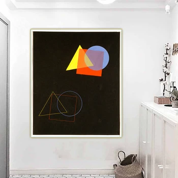 

Citon Wassily Kandinsky《Bauhaus Eugen Batz Barbican》Abstract Canvas Oil Painting Picture Background Wall Decor Home Decoration