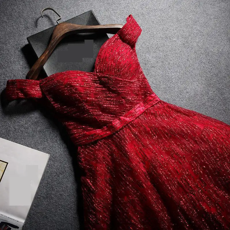Сексуальное глубокое вечернее с вырезом «Лодочка» платья Robe De Soiree модное шикарное вечернее платье с блестками вечернее платье для выпускного вечера