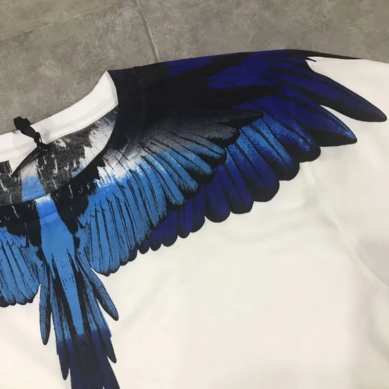 2019SS VIVAMB MB BURLON крыла Футболка хлопок NON-ELASTIC MB110618 больше размер XXS-L