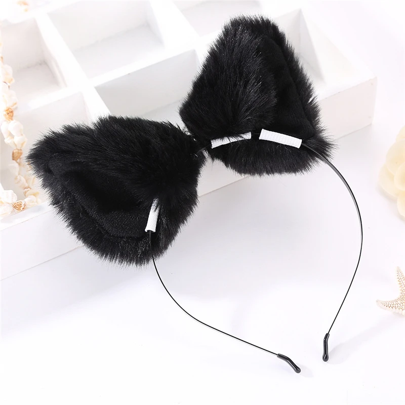 Cat Fox Ears Hairpins Women Fashion Night Party Headband Hair Clip Wearing Decorate Cosplay Anime Dance Hair Accessories 1111