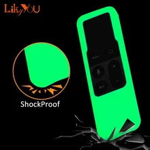 4 цвета светильник [Противоскользящий] Ударопрочный силиконовый светящийся чехол для пульта дистанционного управления для нового Apple Tv 4th Gen Siri пульт дистанционного управления