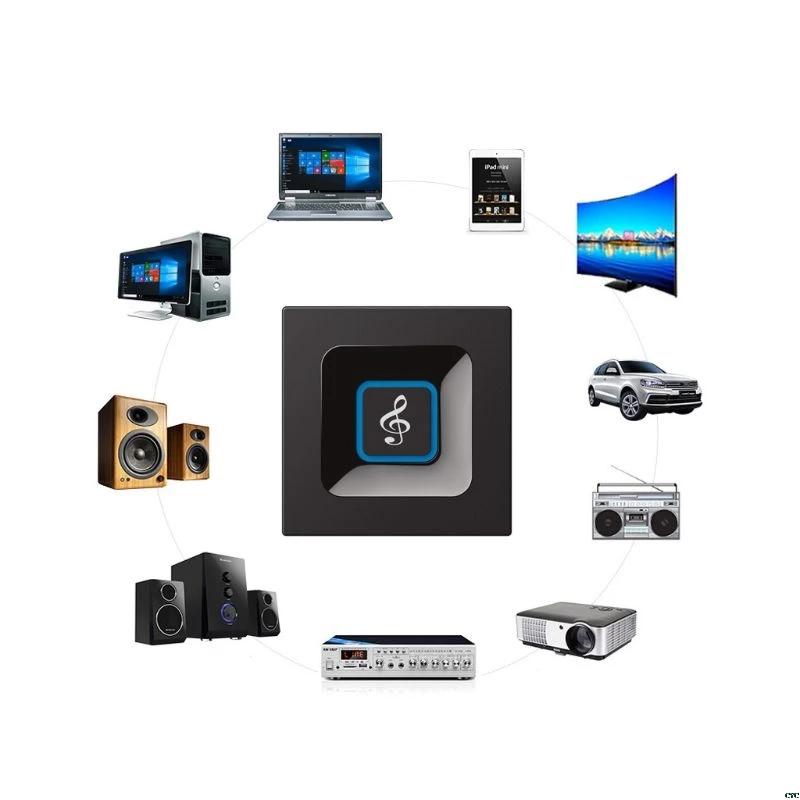 2в1 перезаряжаемый беспроводной Bluetooth адаптер V4.2 аудио стерео адаптер передатчик приемник для автомобиля AUX MP3 MP4 ТВ ПК динамик