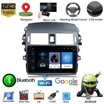 

1+16G Android 8.1 Car Radio Multimedia Player for Toyota Corolla 2005-2010 Navigation GPS 2 Din