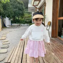 Новое Стильное платье в стиле пэчворк для девочек модные весенние платья для маленьких девочек детская одежда 1-7 лет