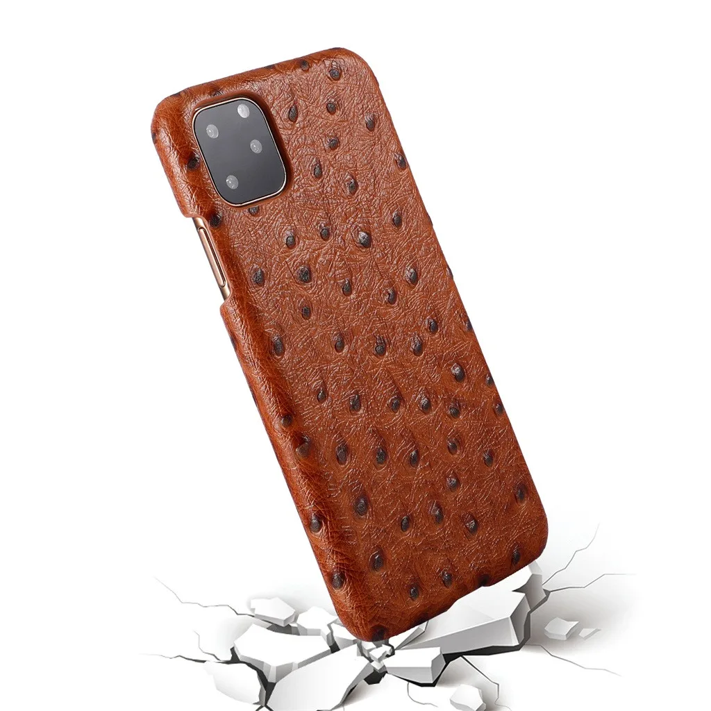 Чехол для Iphone 11 Pro Max Slim Fit, чехол для сотового телефона из натуральной кожи, чехол для телефона(акне, стиль кожи), предназначен для беспроводной зарядки