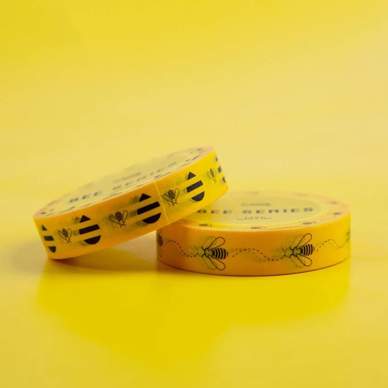 Little Bee Washi Tape Decorative Adhesive Tape Decora Diy Scrapbooking Journal Stickers Label Stationery School Supplies 2 Little Bee Washi Tape Decorative Adhesive Tape Decora Diy Scrapbooking Journal Stickers Label Stationery School Supplies 2