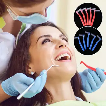 

5pcs L Shape Interdental Brush Affordable Easy Use Orthodontic Dental Floss Teeth Good Material Flexibility Whiten Toothpick