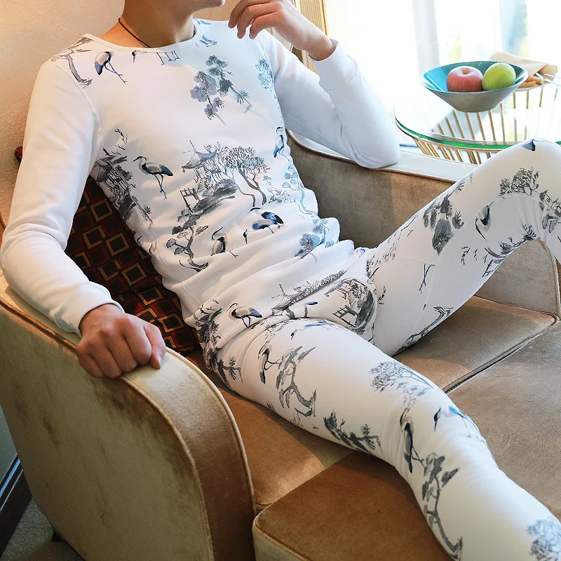 Brand cotton Men long johns blusa termica masculina heren winter termica homem moto men thermal underwear leggings thermal pants