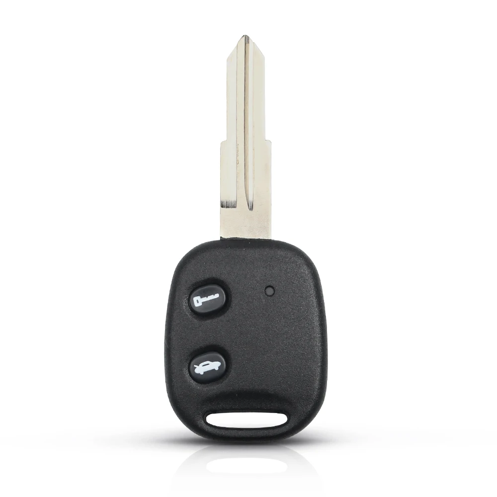 KEYYOU 10 шт. для Chevrolet LOVA Sail Epica Lechi Spark дистанционный ключ 2 кнопки Uncut Латунное лезвие пустой ключ Замена оболочки - Цвет: Model 1