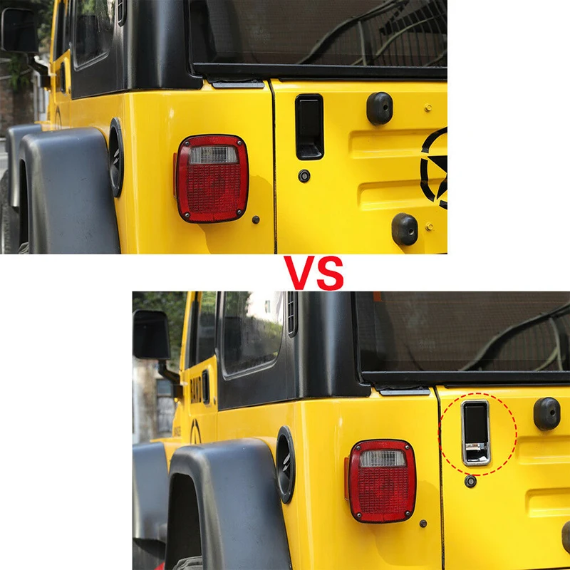 Cap Tail Door Handle Cover Mounding For Jeep Wrangler Tj 1997 2006