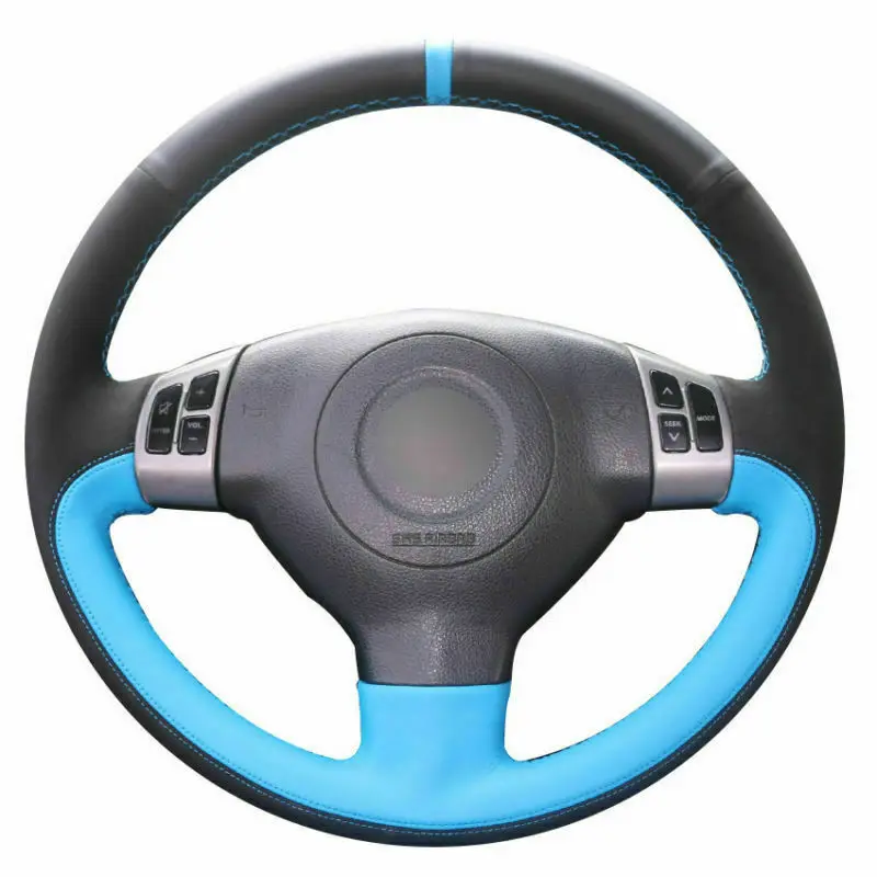 

For Suzuki SX4 Alto Swift Top Leather Steering Wheel Hand-stitch on Wrap Cover