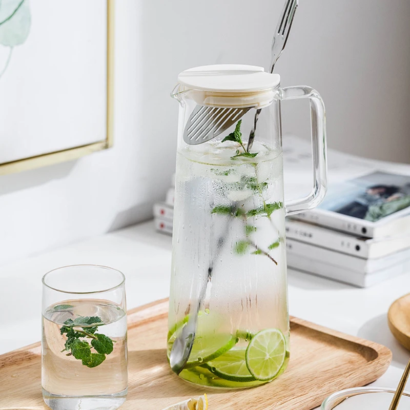 Glass Pitcher with Stainless Steel Infuser