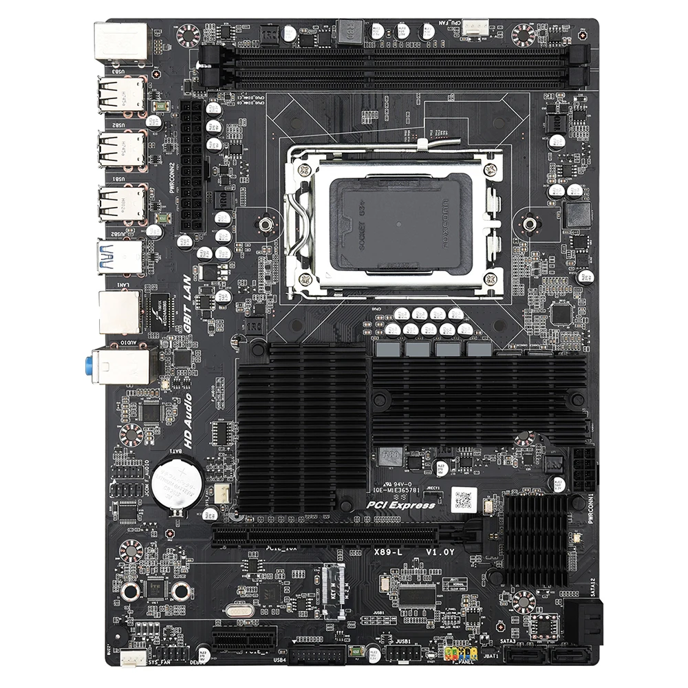 Материнская плата JINGSHA AMD G34 Socket X89 DDR3 32 ГБ памяти SATA II USB 3 0 для компьютерная