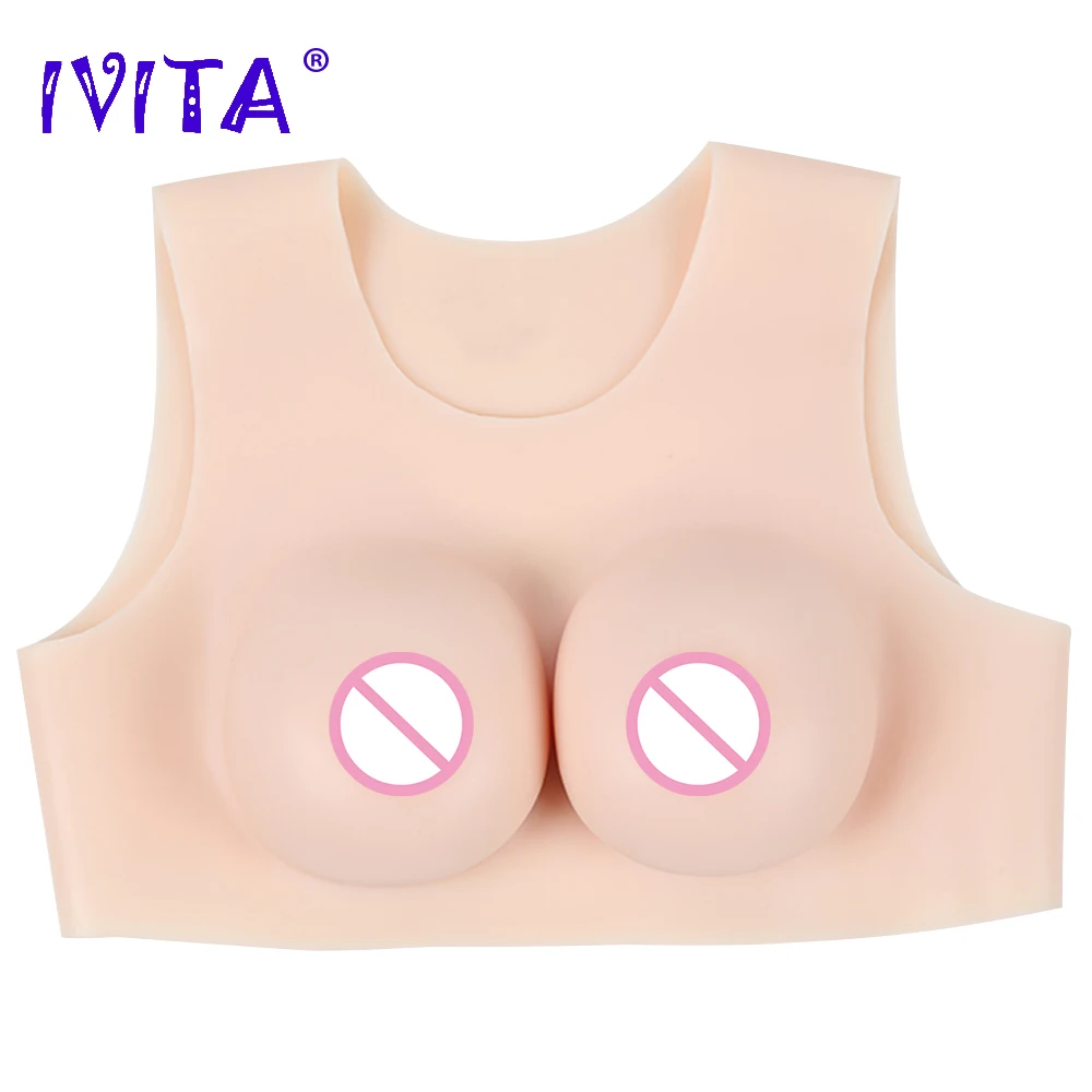 Силиконовые формы для груди IVITA искусственная грудь B-чашка фрикциона