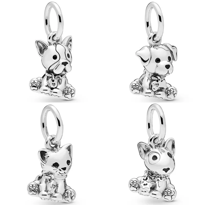 

Bull Terrier Puppy Labrador Puppy French Bulldog Puppy Sweet Cat Beads Fit Pandora Bracelet 925 Sterling Silver Charm Jewelry