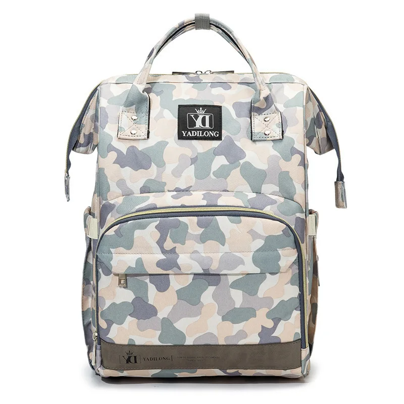 

2019 Camouflage Mommy Package More Function Will Capacity Baby Package Mom Package Go Out Travel Both Shoulders Package