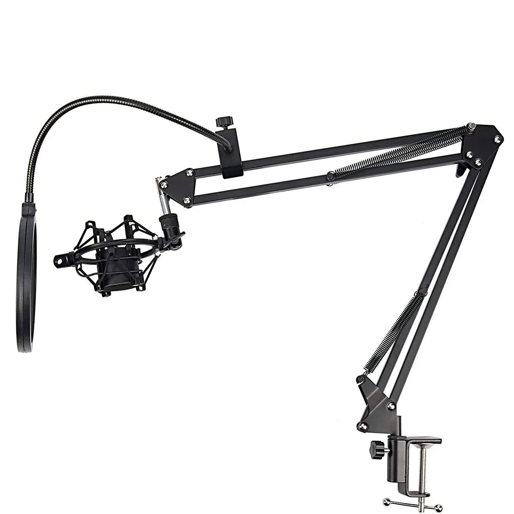 

Arm Stand For Bm800 Microphone Stand With A Spider Cantilever Bracket Universal Shock Mount Mic Holder Microphone Arm Stand
