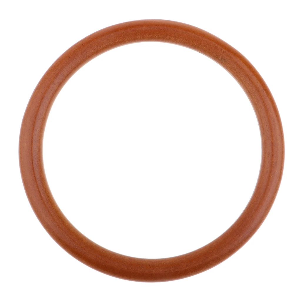 Handmade Round Wooden Purse Handbag Bag Handle for Purse Making DIY Craft Supplies