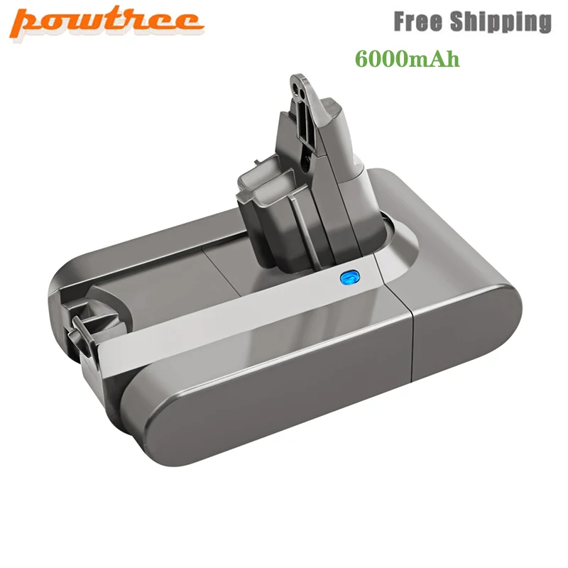 Литий-ионный аккумулятор Powtree 21 6 в для пылесосов Dyson V6 DC58 DC59 DC61 DC62 DC74 SV09 SV07 SV03 965874-02 |