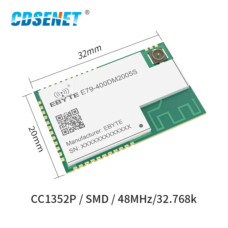 CC1352P SMD IoT Transceiver Module SUB 1GHz 2 4GHz 433MHz E79 400DM2005S ARM Module 2