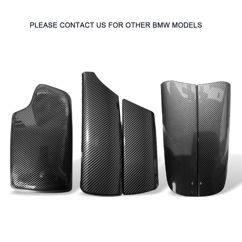 Car Styling Carbon Style Central Console Armrest Box Protect Cover For BMW 3 Series E90 2005 2006 2007 2008 2009 2010 2011 2012