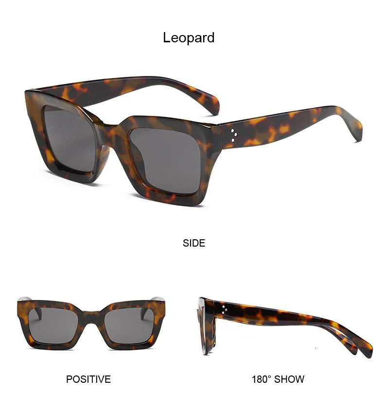 Новые роскошные Винтажные Солнцезащитные очки кошачий глаз женские модные квадратные солнцезащитные очки Женская Толстая рамка ретро черные тёмные очки UV400 Oculo