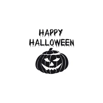 

Pumpkinhead Sticker Glass Stickers Pvc Self Adhesive Stickers New 2020 DT3918 Halloween Decoration Happy Halloween Plastic