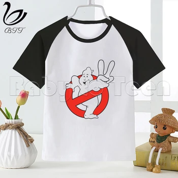 

Ghostbusters Movie Music Ghost Busters Cartoon Fashion Funny Print T-shirt Kids Summer O-Neck Tops Boys & Girls Tshirt