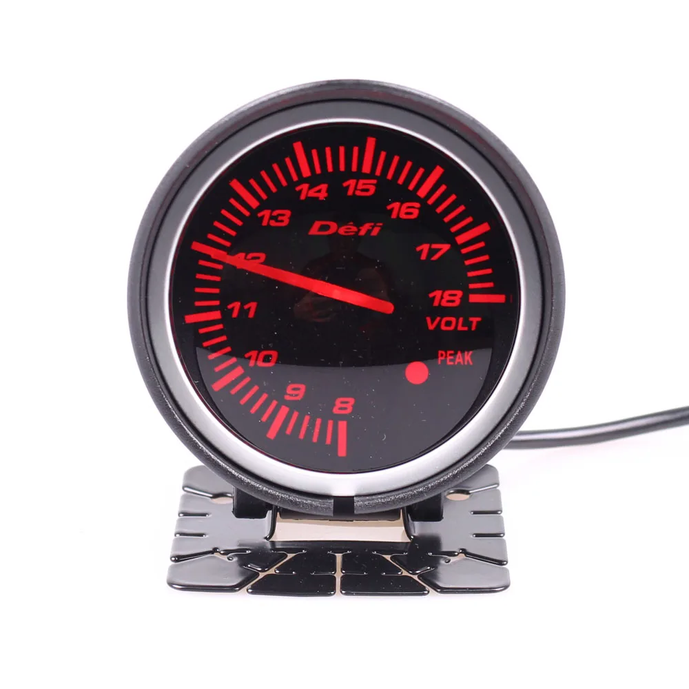 

8~18V Defi BF Universal 60MM Black Face Car Meter Red & White backlight For Car Boat SUV BMW