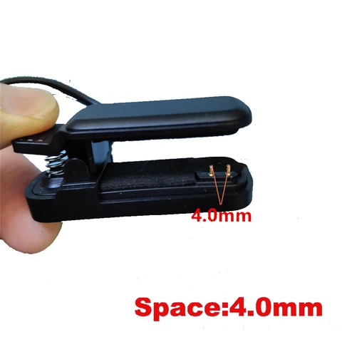 2 Pin Charger Cable 3mm 4mm For SmartWatch T500 W26 W27 W37 X6 X8 Max I7 T100 Plus Smart Bracelet Wristbands Charging Cable