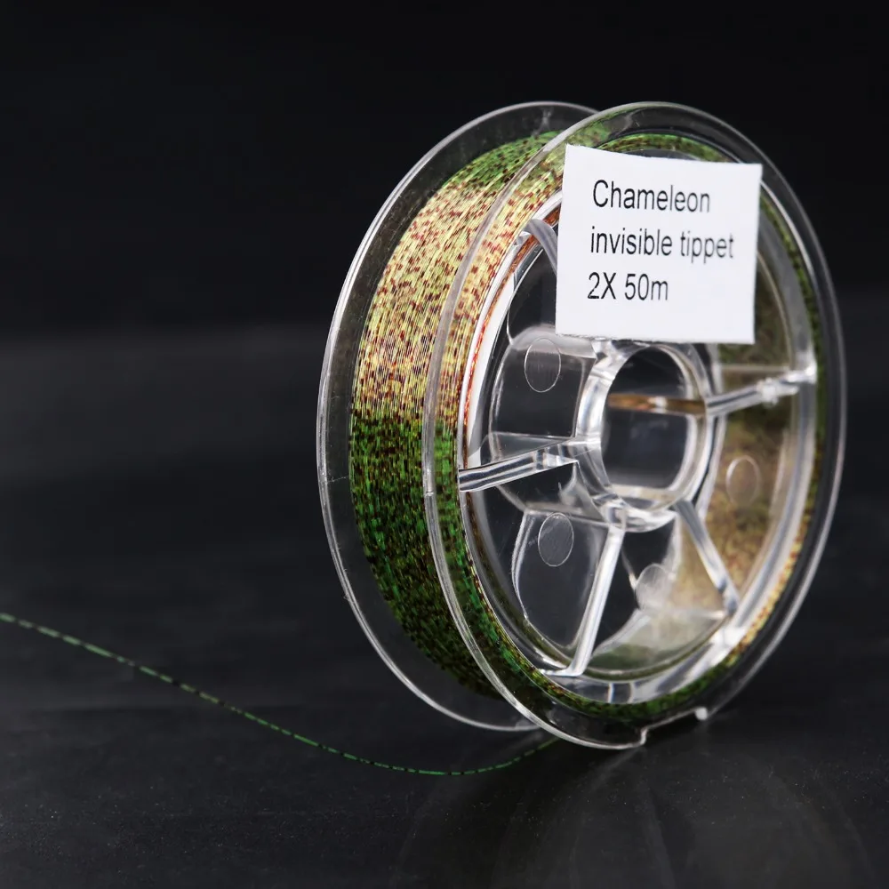 Maximumcatc Tippet Fly Fishing Line Chameleon Invisible 50M 2X/3X/4X/5X Fly Line pesca Maximumcatc Tippet Fly Fishing Line Chameleon Invisible 50M 2X/3X/4X/5X Fly Line pesca