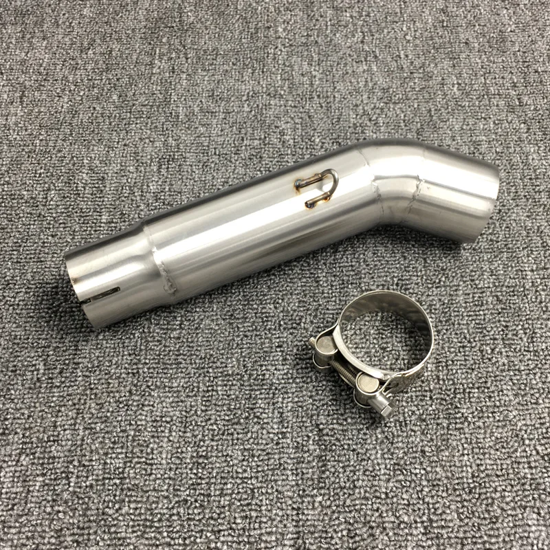 Motor Exhaust Pipe Escape Modified Middle Link Pipe Muffler (1)