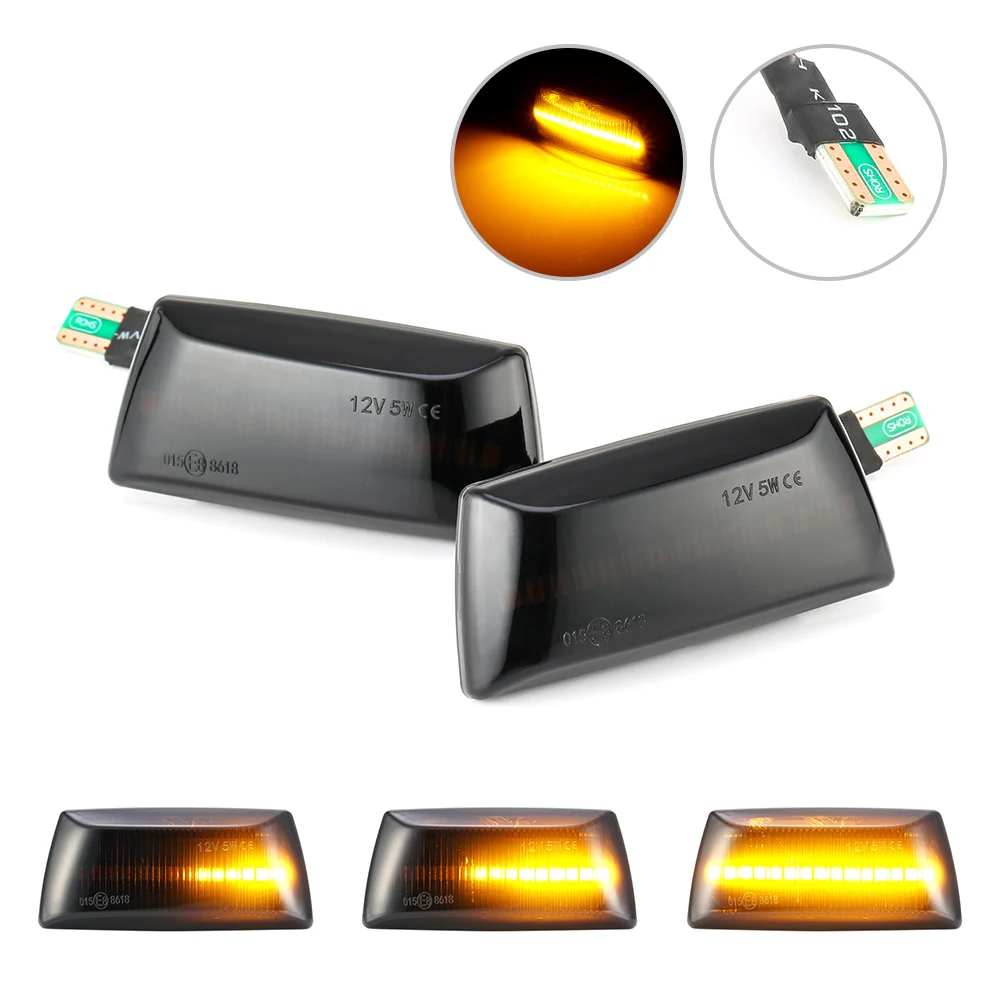 

LED Dynamic Turn Signal For Opel Corsa D For Opel Astra H Zafira B Corsa D For Chevrolet Cruze Side Marker Sequential Blinker