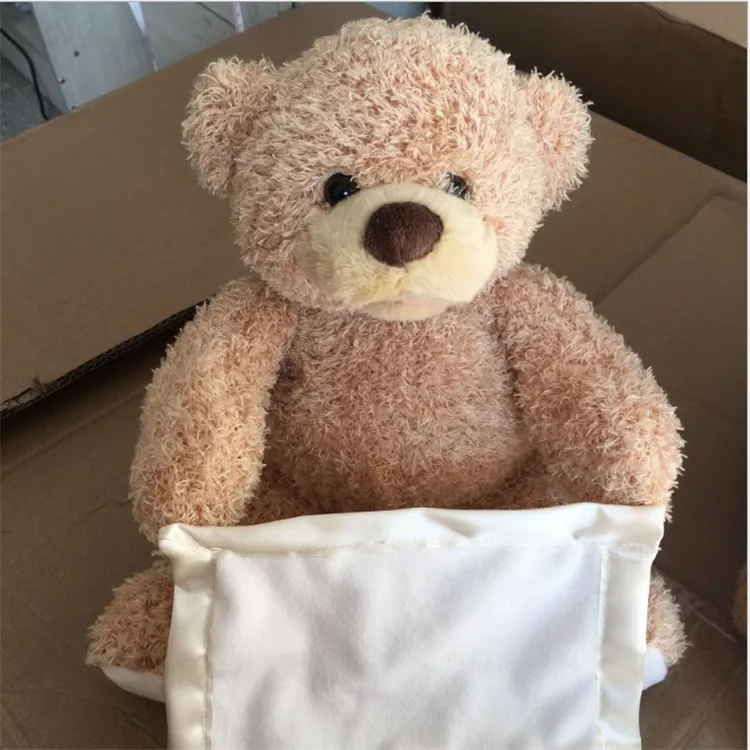 Hot Selling America Peekaboo Bear Talking Will Move the Teddy Bear Electric Plush Toys