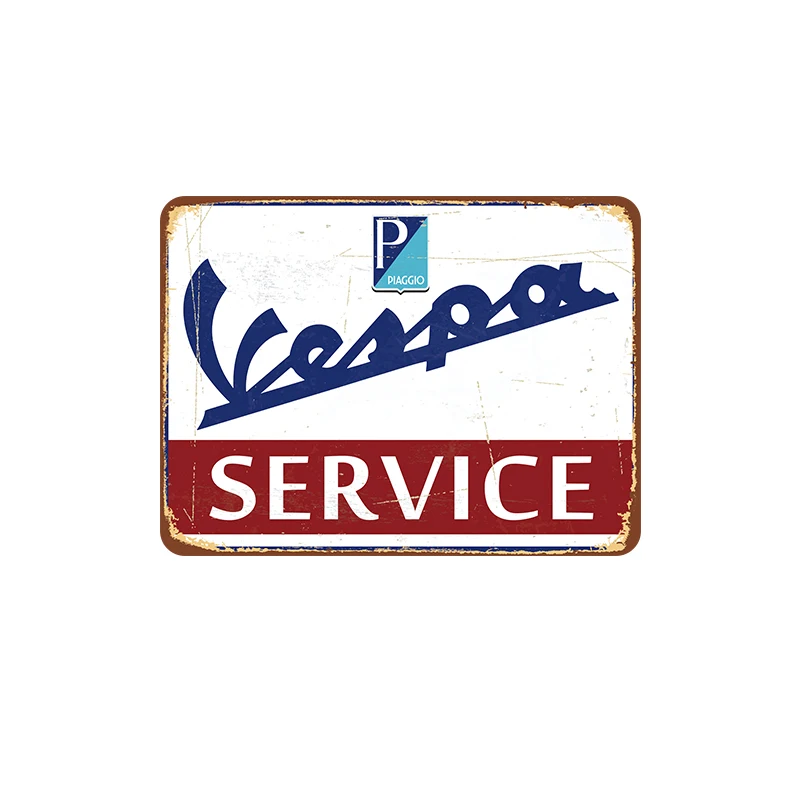 Сливовый VESPA LEN'1 DES VENTES винтажные металлические оловянные знаки Ретро Оловянная пластина знак украшение стены для бара Размер: 20*30 см - Цвет: Сливовый