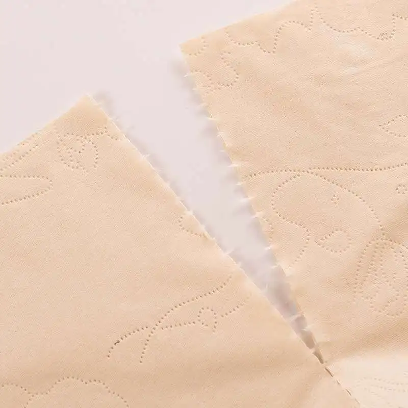 60 шт. Туалетная рулонная бумага бамбуковое волокно ткани Ванная комната Туалетная бумага Абсорбирующая Антибактериальная извлекаемая