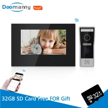 Doornanny 7 Inch Full Touch Screen Smart Wireless Video Intercom System For Home Apartment 1.0MP AHD Remote Control Function
