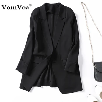 

In spring and summer, the long small suit jacket women chiffon loose white thin suit Korean version of sunscreen size