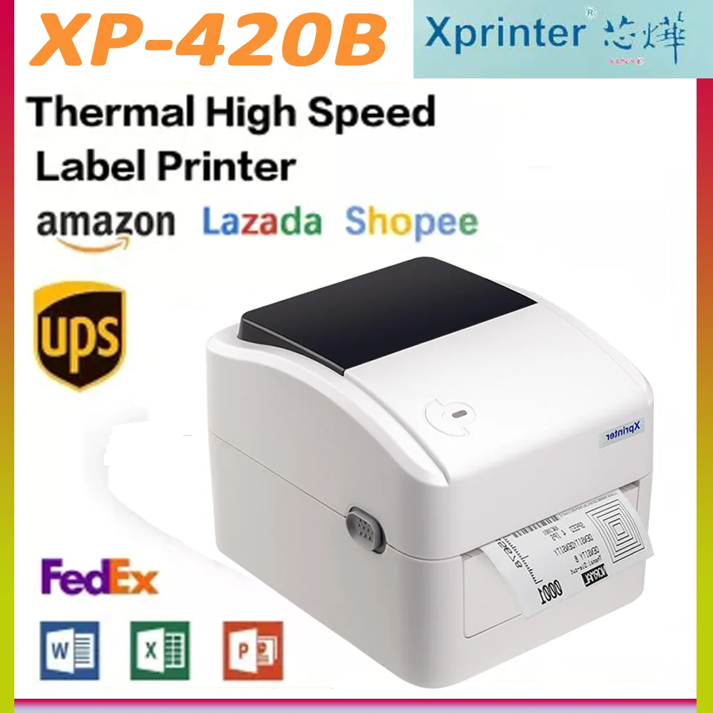 XPrinter XP 420B Bluetooth Stampante Termica per Etichette ...