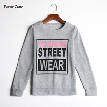 Letters Print Casual Loose Sweatshirt For Women Autumn Winter Fleece Thick Warm Long Sleeve Pullover Tops Basis Style Tracksuit Letters Print Casual Loose Sweatshirt For Women Autumn Winter Fleece Thick Warm Long Sleeve Pullover Tops Basis Style Tracksuit