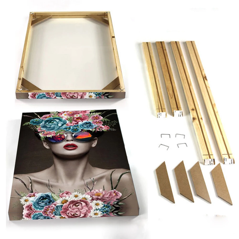 Деревянная плоская рамка сделай сам для Растягивающихся картин на холсте