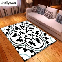 Черный цветок Alfombras Para La Sala абсорбирующий коврик для ванной открытый яркий коврик Alfonbras Dormitori ковер Vloerkleed
