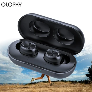 

2020 New TWS Wireless Earphones 9D Sport Fitness Stereo Music Headphones Waterproof Headsets Bluetooth 5.0 Touch Control Earbuds