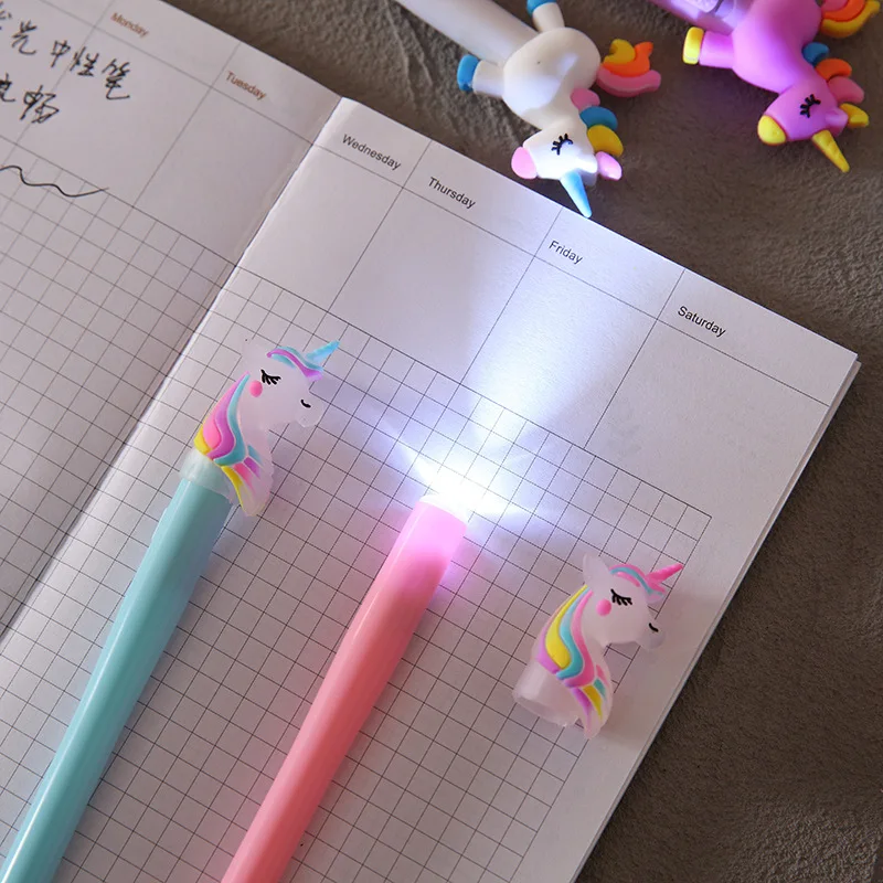 Glitter Unicorn Gel Pens Stationary Kawaii Fairy Kei