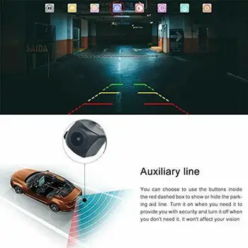 

Car Rear View Camera HD Night Vision Wireless Reversing For Iphone/Android Cam Dash Car Waterproof Phones Camera Camera Bac G2C2
