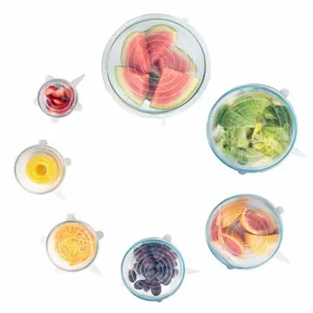 

Food Grade Silicone Fresh Cover Universal Bowl Cover Sealing Film Cover Multi-Function Universal Stretch Leakproof