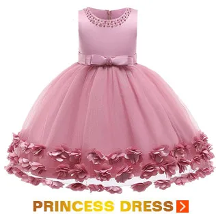 Flower Vintage Embroidery Baby Girls Dress Opening Ceremony Clothing Tutu Party Elegant Wear Girls Princess Dress Kids Vestidos
